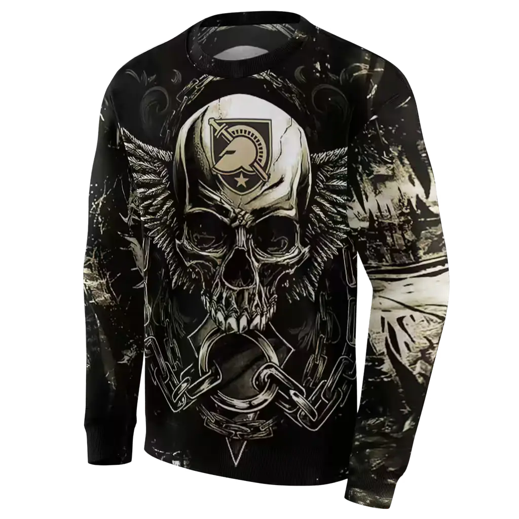 army black knights skull artwork gold black hoodie new arrival army black knights skull artwork gold black hoodie new arrival