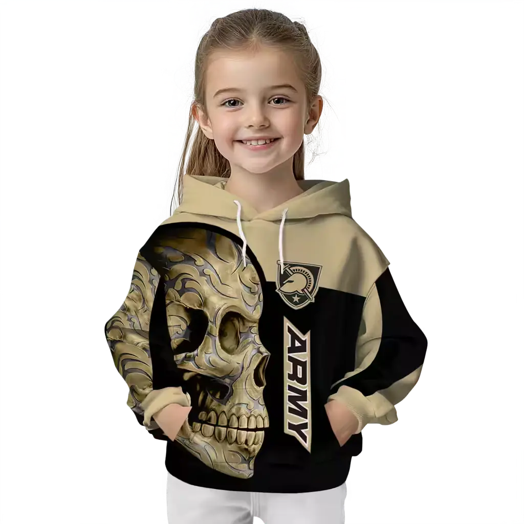 army black knights skull motif gold black hoodie top rated army black knights skull motif gold black hoodie top rated