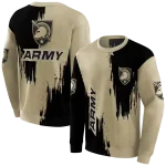 army black knights splatter effect gold hoodie best selling