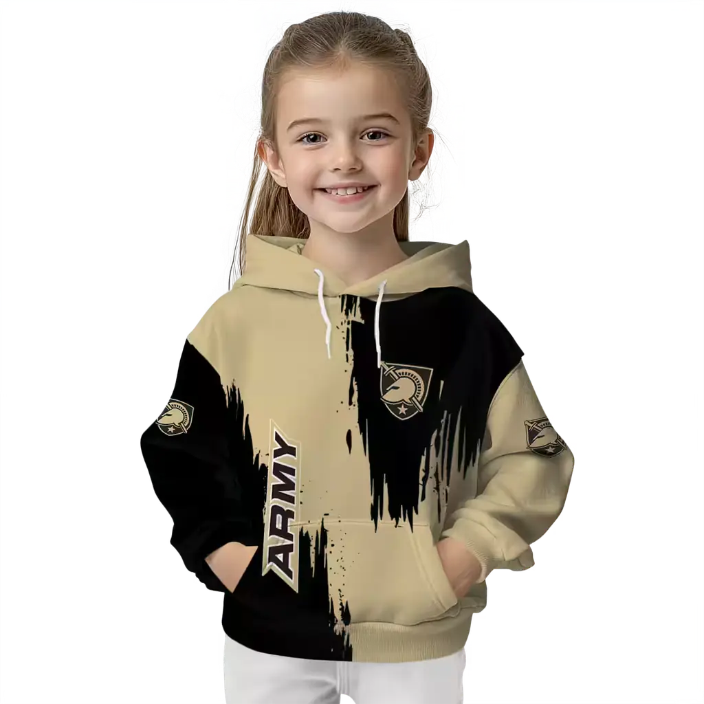 army black knights splatter effect gold hoodie top rated army black knights splatter effect gold hoodie top rated