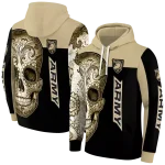 army black knights sugar skull gold black hoodie best selling
