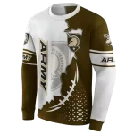 army black knights triangular pattern gold white hoodie best selling