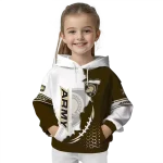 army black knights triangular pattern gold white hoodie best selling