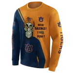 auburn tigers achmed skull navy blue hoodie best selling
