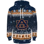 auburn tigers christmas trees navy blue hoodie best selling