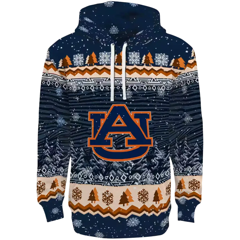 auburn tigers christmas trees navy blue hoodie best selling auburn tigers christmas trees navy blue hoodie best selling