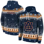auburn tigers christmas trees navy blue hoodie best selling