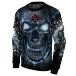 auburn tigers demonic skull navy blue black hoodie best selling