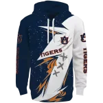 auburn tigers dynamic slash navy blue white hoodie best selling