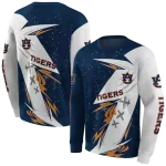 auburn tigers dynamic slash navy blue white hoodie best selling