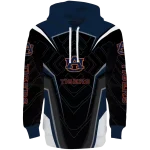 auburn tigers futuristic pattern navy blue black hoodie best selling
