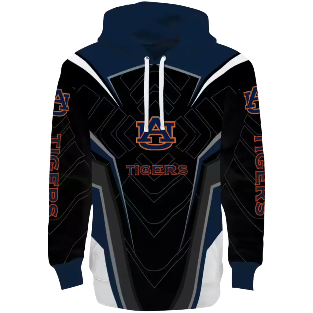 auburn tigers futuristic pattern navy blue black hoodie best selling auburn tigers futuristic pattern navy blue black hoodie best selling
