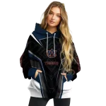 auburn tigers futuristic pattern navy blue black hoodie best selling