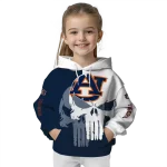 auburn tigers graphic punisher navy blue white hoodie best selling