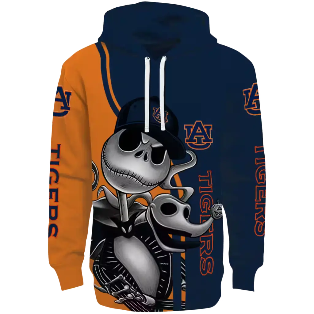 auburn tigers jack skellington navy blue hoodie best selling auburn tigers jack skellington navy blue hoodie best selling