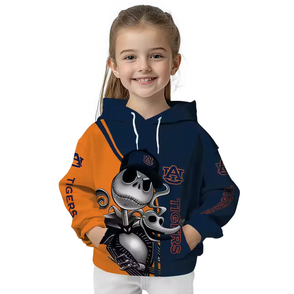 auburn tigers jack skellington navy blue hoodie top rated auburn tigers jack skellington navy blue hoodie top rated