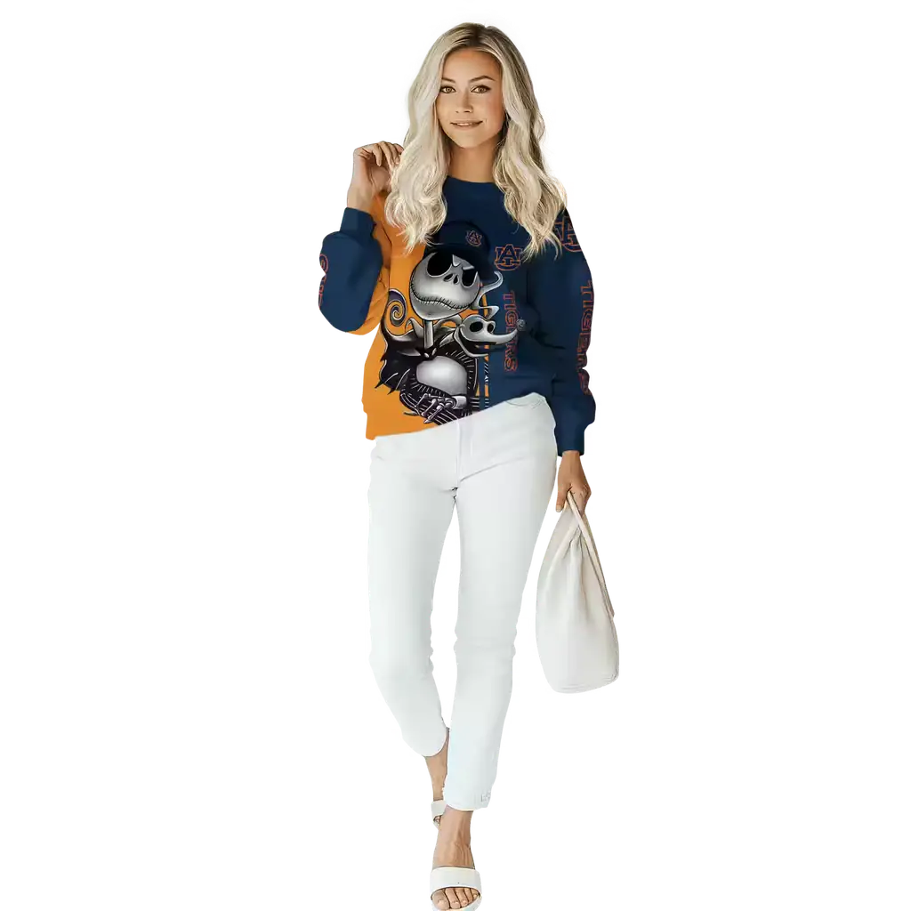 auburn tigers jack skellington navy blue hoodie trendy auburn tigers jack skellington navy blue hoodie trendy