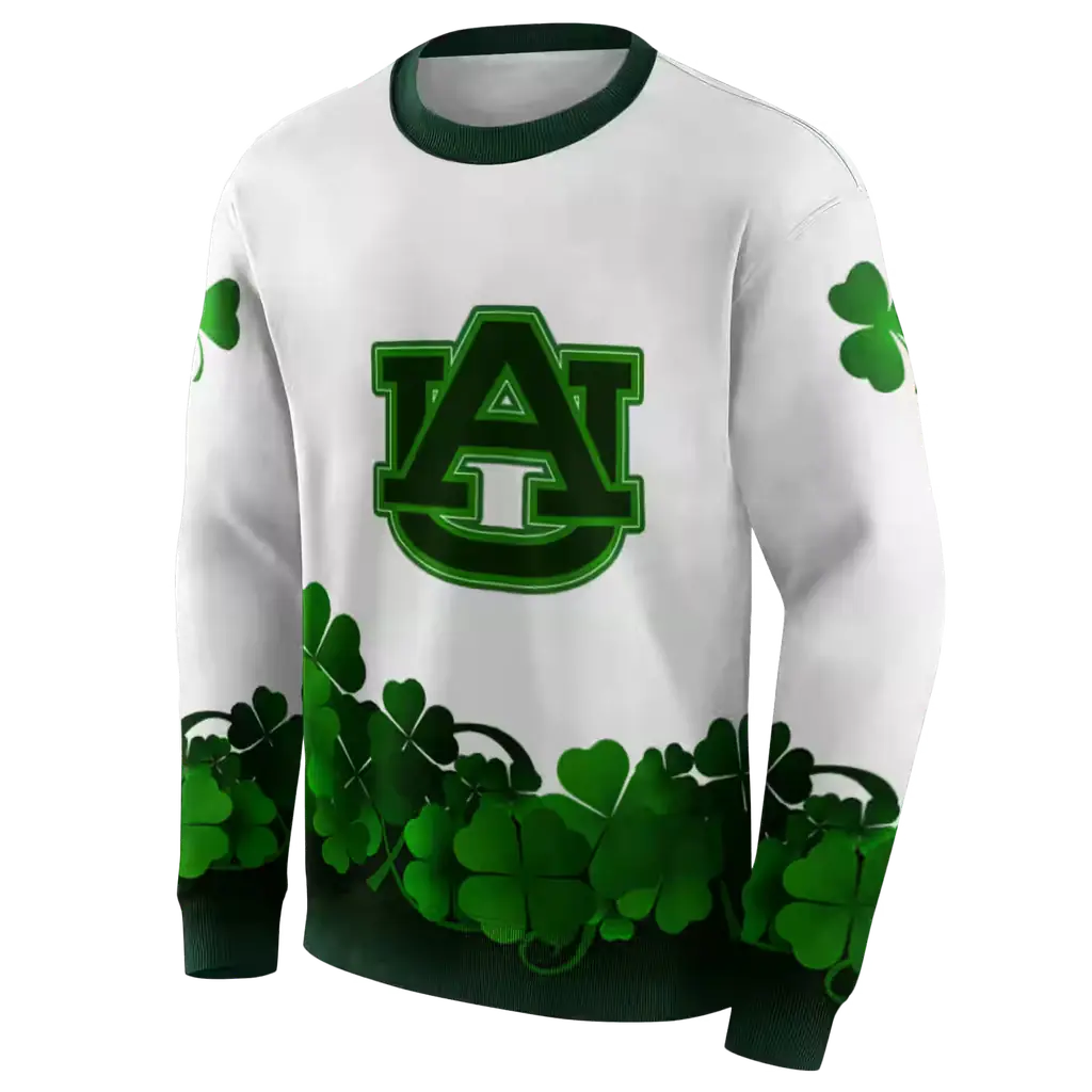 auburn tigers lucky motif white green hoodie new arrival auburn tigers lucky motif white green hoodie new arrival