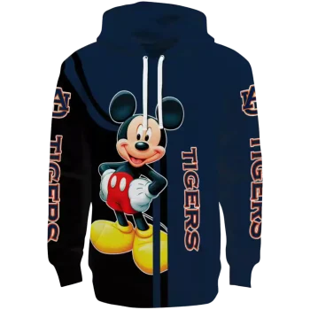 auburn tigers mickey mouse navy blue black hoodie best selling