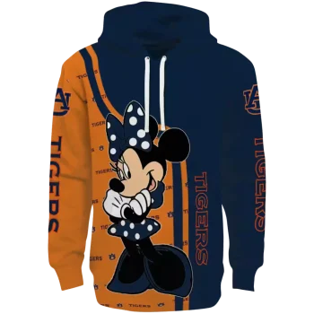 auburn tigers minnie mouse navy blue hoodie best selling