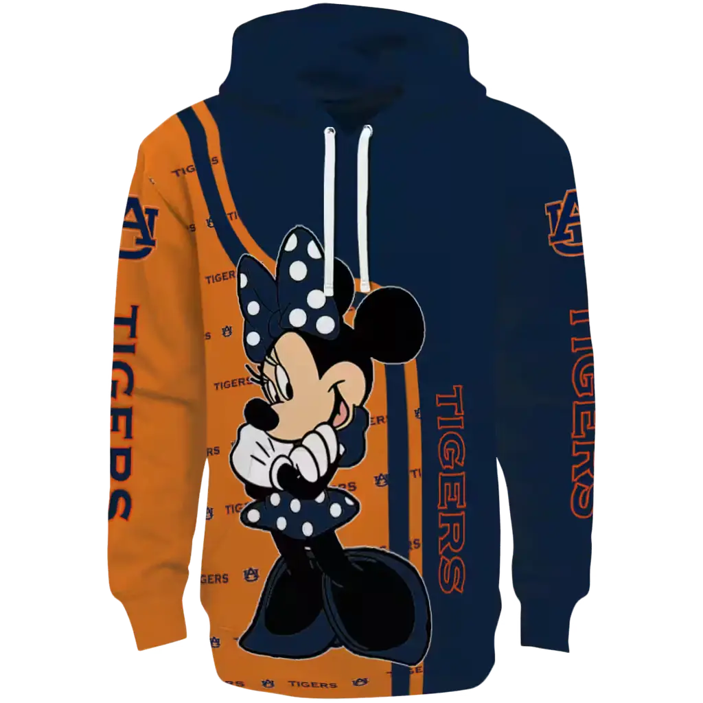 auburn tigers minnie mouse navy blue hoodie best selling auburn tigers minnie mouse navy blue hoodie best selling