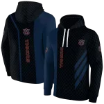 auburn tigers monogram pattern navy blue hoodie best selling