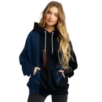 auburn tigers monogram pattern navy blue hoodie best selling