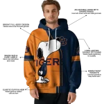 auburn tigers playful snoopy navy blue hoodie best selling