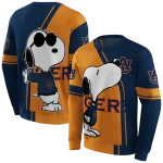 auburn tigers playful snoopy navy blue hoodie best selling