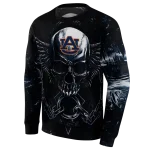 auburn tigers skull artwork navy blue black hoodie best selling