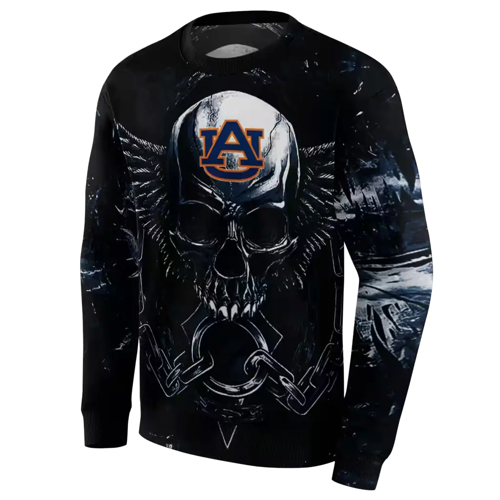 auburn tigers skull artwork navy blue black hoodie new arrival auburn tigers skull artwork navy blue black hoodie new arrival
