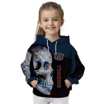 auburn tigers skull motif navy blue black hoodie best selling