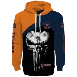 auburn tigers skull punisher orange black hoodie best selling
