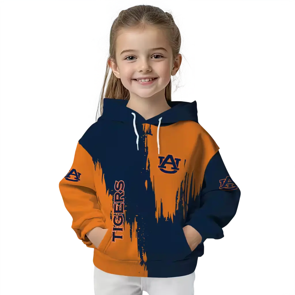 auburn tigers splatter effect navy blue hoodie top rated auburn tigers splatter effect navy blue hoodie top rated