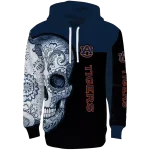 auburn tigers sugar skull navy blue black hoodie best selling
