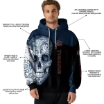 auburn tigers sugar skull navy blue black hoodie best selling