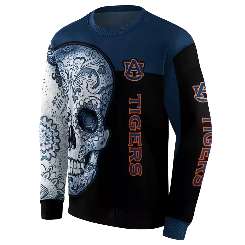 auburn tigers sugar skull navy blue black hoodie new arrival auburn tigers sugar skull navy blue black hoodie new arrival