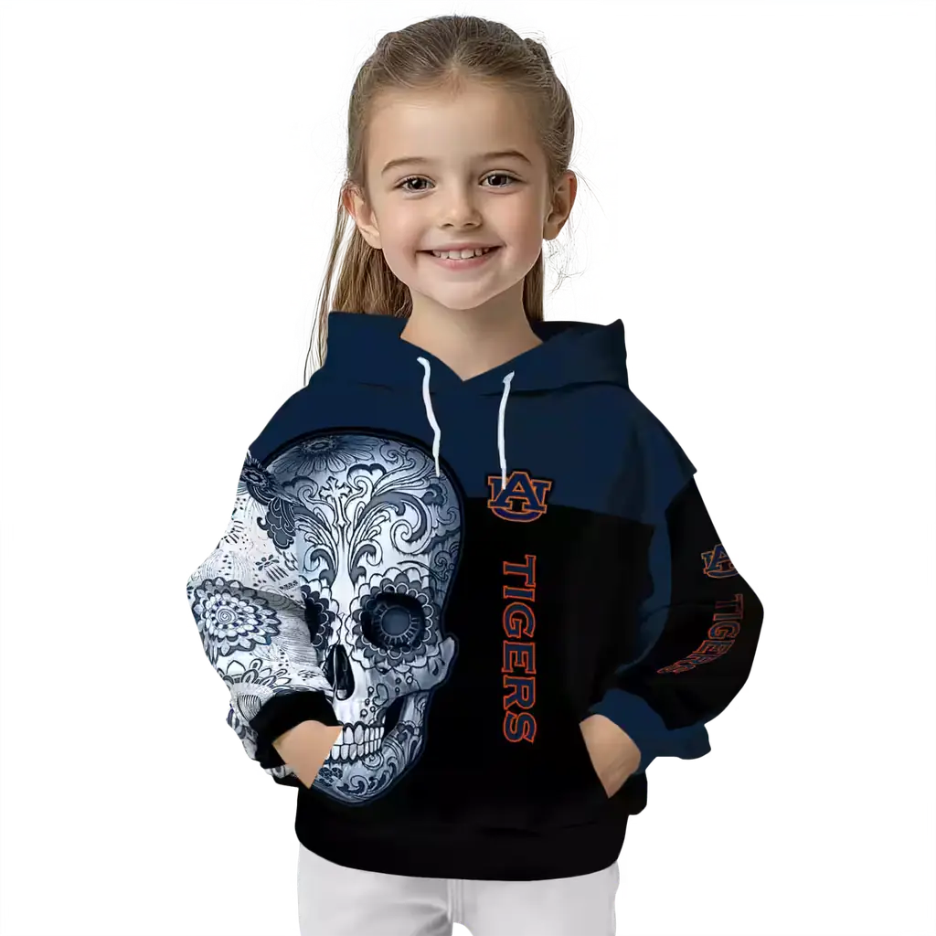 auburn tigers sugar skull navy blue black hoodie top rated auburn tigers sugar skull navy blue black hoodie top rated