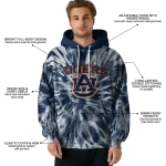 auburn tigers tie dye pattern navy blue hoodie best selling