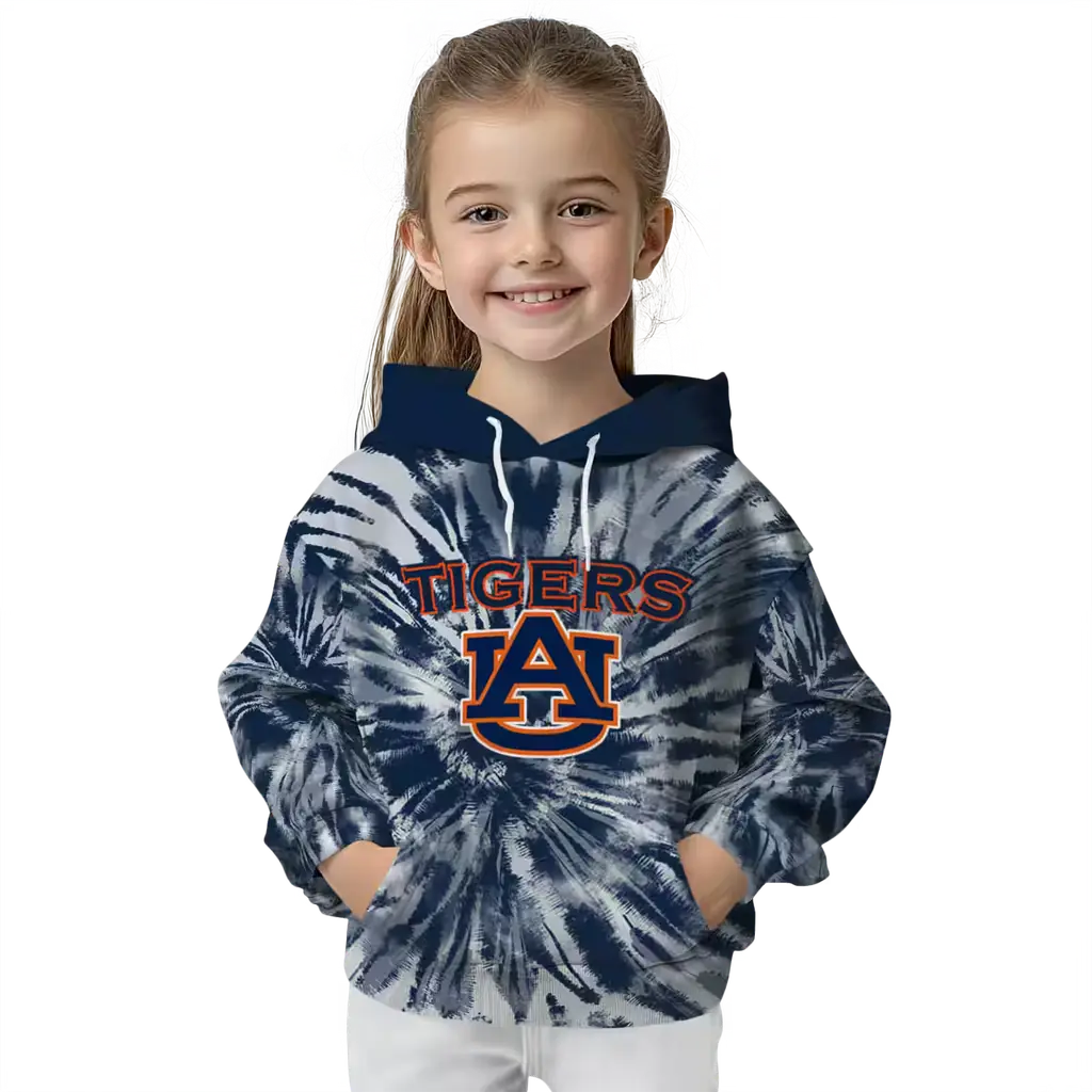 auburn tigers tie dye pattern navy blue hoodie top rated auburn tigers tie dye pattern navy blue hoodie top rated