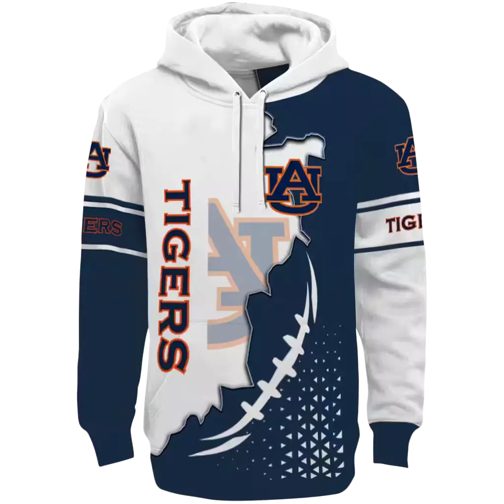 auburn tigers triangular pattern navy blue white hoodie best selling auburn tigers triangular pattern navy blue white hoodie best selling