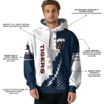 auburn tigers triangular pattern navy blue white hoodie best selling
