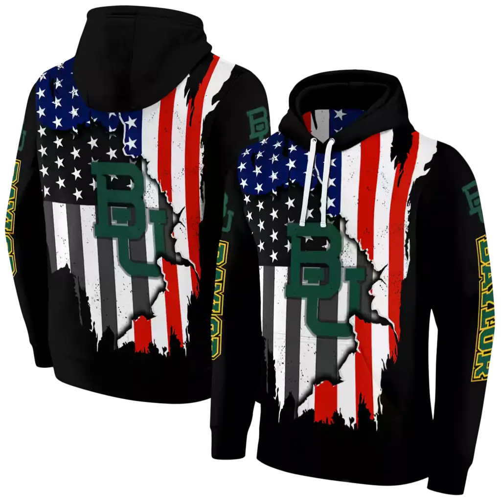 baylor bears american pride black hoodie fashion forward baylor bears american pride black hoodie fashion forward