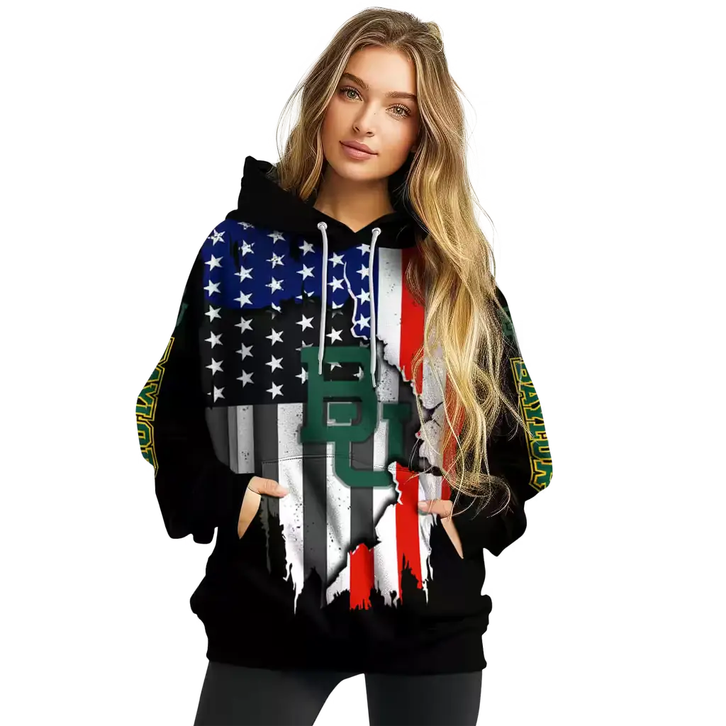 baylor bears american pride black hoodie high quality baylor bears american pride black hoodie high quality