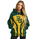 baylor bears concentric lines green black hoodie best selling