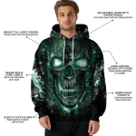 baylor bears demonic skull green black hoodie best selling