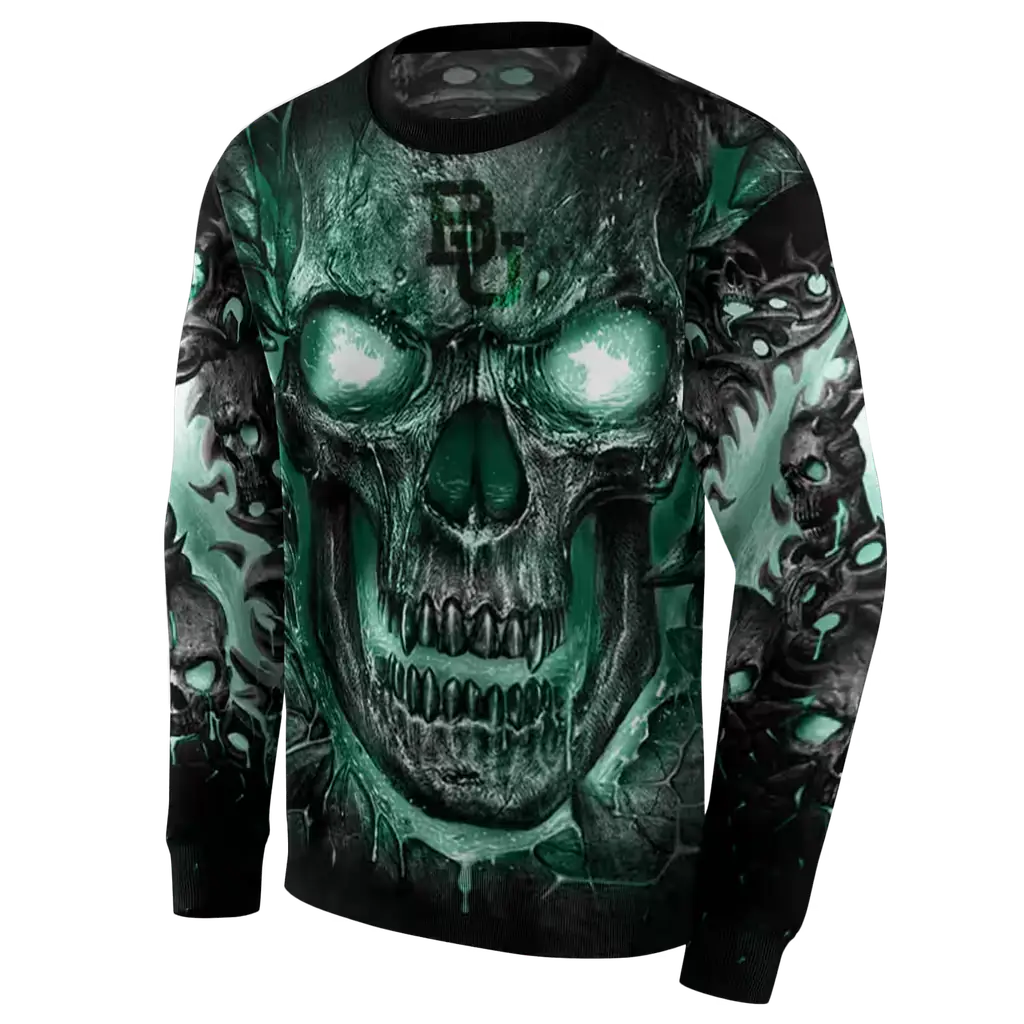 baylor bears demonic skull green black hoodie new arrival baylor bears demonic skull green black hoodie new arrival