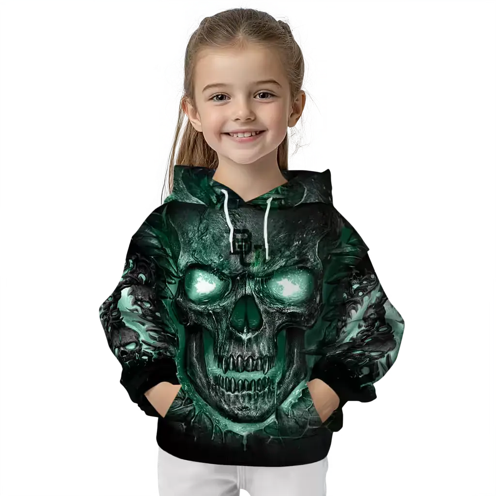baylor bears demonic skull green black hoodie top rated baylor bears demonic skull green black hoodie top rated