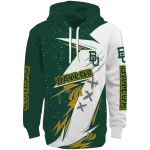baylor bears dynamic slash green white hoodie best selling