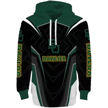 baylor bears futuristic pattern green black hoodie best selling